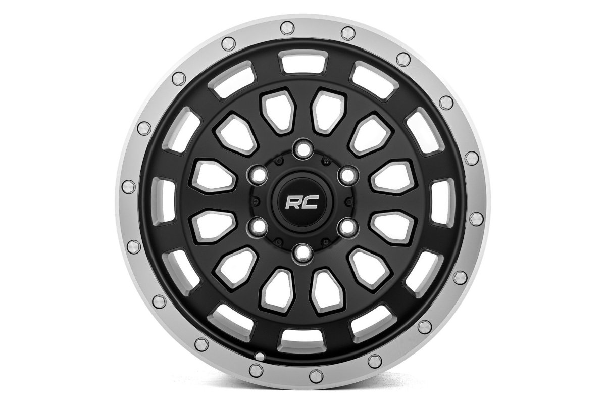 Chevrolet Tahoe Wheel - Rough Country - 87 Series Simulated Beadlock - Black/Machined - '00-'21